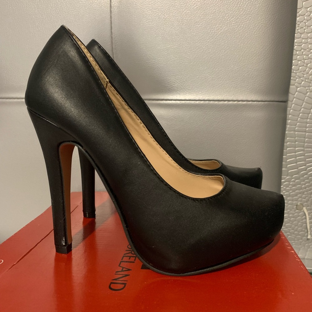 Black high heels